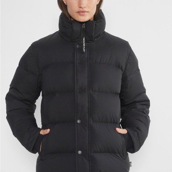 Aritzia Midnight Black Puffer Coat - Picture 1 of 7